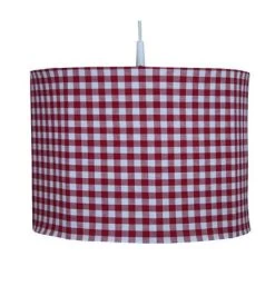 Suspension à Carreaux Rouges
