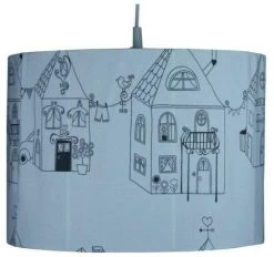 Suspension Enfant Home Sweet Home Gris