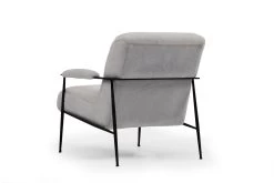 Artie Wing Chair | Structure En Bois De Hêtre | Tissu Polyester | 75x80x85 Cm | Mousse Et Plumes Grises | Dossier Réglable -Magasin De Meubles 560ARE1731 20 204 6cf3
