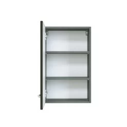 Armoire Murale Florent 40cm 1 Porte - Graphite/gris Brillant 7 Armoire Murale Florent 40cm 1 Porte - Graphite/gris Brillant -Magasin De Meubles 566.3135 2 85b4