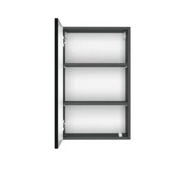 Meuble Suspendu Brama/Kornel/Pisca 40cm 1 Porte - Graphite/gris Mat -Magasin De Meubles 566.3165 2 8c02