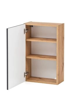 Armoire Murale Kornel/Luna 40cm 1 Porte - Chêne/gris Mat -Magasin De Meubles 566.3182 2b 4fde