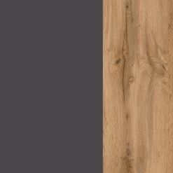 Armoire Murale Kornel/Luna 40cm 1 Porte - Chêne/gris Mat -Magasin De Meubles 566.3182 6 7793