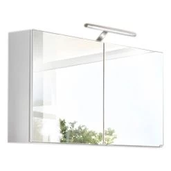 Armoire 2 Portes Miroir Siena 80cm