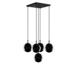 Tatum Chandelier | Fumée Noire | Corps En Métal | Capuchon En Verre -Magasin De Meubles 584TTM1168 20 204 5e05