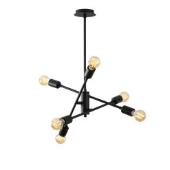 Tatum Chandelier | Noir | Corps En Métal | 55x55cm | IP20 -Magasin De Meubles 584TTM1226 20 204 f202