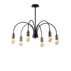 Lustre Tatum | Corps En Fer | 68x68cm | Noir -Magasin De Meubles 584TTM1260 20 202 0610
