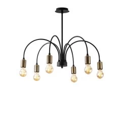 Lustre Tatum | Corps En Fer | 68x68cm | Noir -Magasin De Meubles 584TTM1260 20 204 a10d