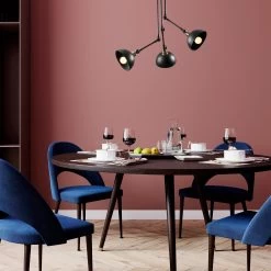 Tatum Chandelier | Corps En Métal Noir | 90x90 Cm | IP20