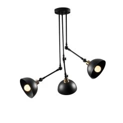 Tatum Chandelier | Corps En Métal Noir | 90x90 Cm | IP20 -Magasin De Meubles 584TTM1439 20 202 73c0