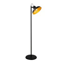 Lampadaire Tatum | Corps En Métal | Hauteur 145 Cm | Noir Or -Magasin De Meubles 584TTM1507 20 202 56ee