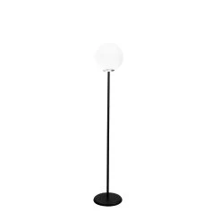 Lampadaire Tatum | Corps En Métal | Chapeau En Verre | Hauteur 155 Cm | Noir Blanc -Magasin De Meubles 584TTM1516 20 204 8e23