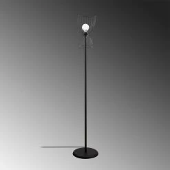 Lampadaire Tatum | Corps En Métal | Noir | Hauteur 158cm -Magasin De Meubles 584TTM1522 20 209 2881