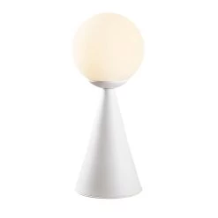Lampe à Poser Tatum" - Corps En Métal - Bouchon En Verre - Blanc 13 Lampe à Poser Tatum" - Corps En Métal - Bouchon En Verre - Blanc -Magasin De Meubles 584TTM1707 20 202 94e5