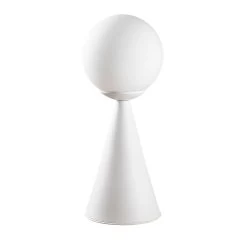 Lampe à Poser Tatum" - Corps En Métal - Bouchon En Verre - Blanc 11 Lampe à Poser Tatum" - Corps En Métal - Bouchon En Verre - Blanc -Magasin De Meubles 584TTM1707 20 204 4047