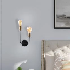 Tatum Wall Lamp" | 21x16cm | 2 X E27 Max 40W | IP20