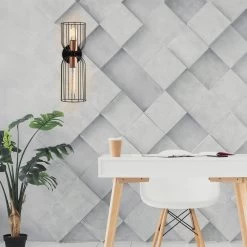 Tatum Wall Lamp | 14x22cm | 45cm Height | Iron Body