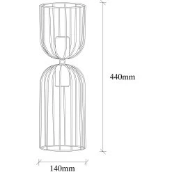 Tatum Wall Lamp | 14x22cm | 45cm Height | Iron Body -Magasin De Meubles 584TTM1938 20 203 3664
