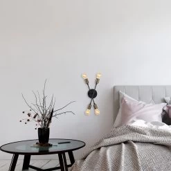 Tatum Wall Lamp | Metal Body | 17x8cm | Black 13 Tatum Wall Lamp | Metal Body | 17x8cm | Black -Magasin De Meubles 584TTM1974 20 202 0222