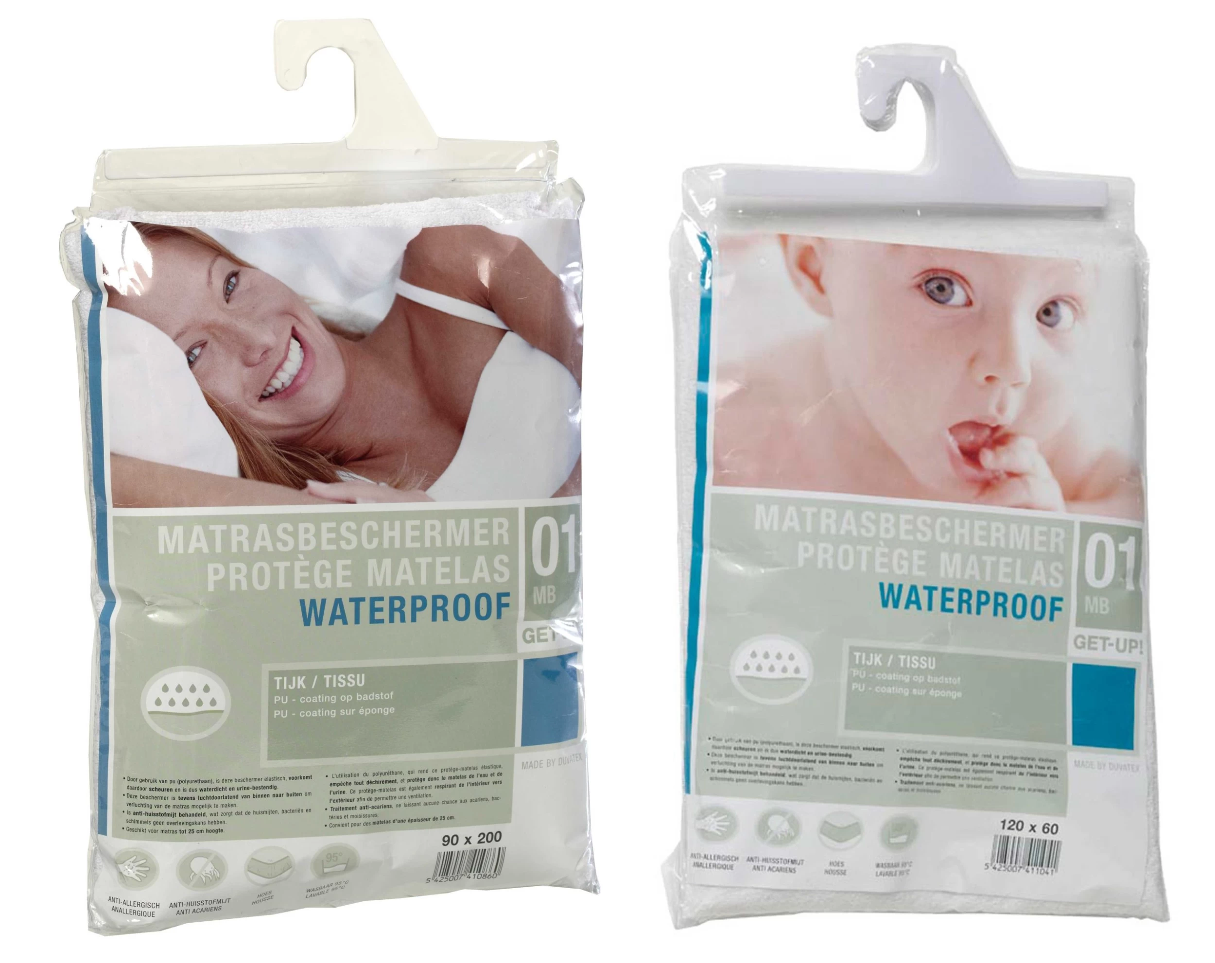 Protège-matelas Waterproof 70x200cm 2 Protège-matelas Waterproof 70x200cm – Image 2