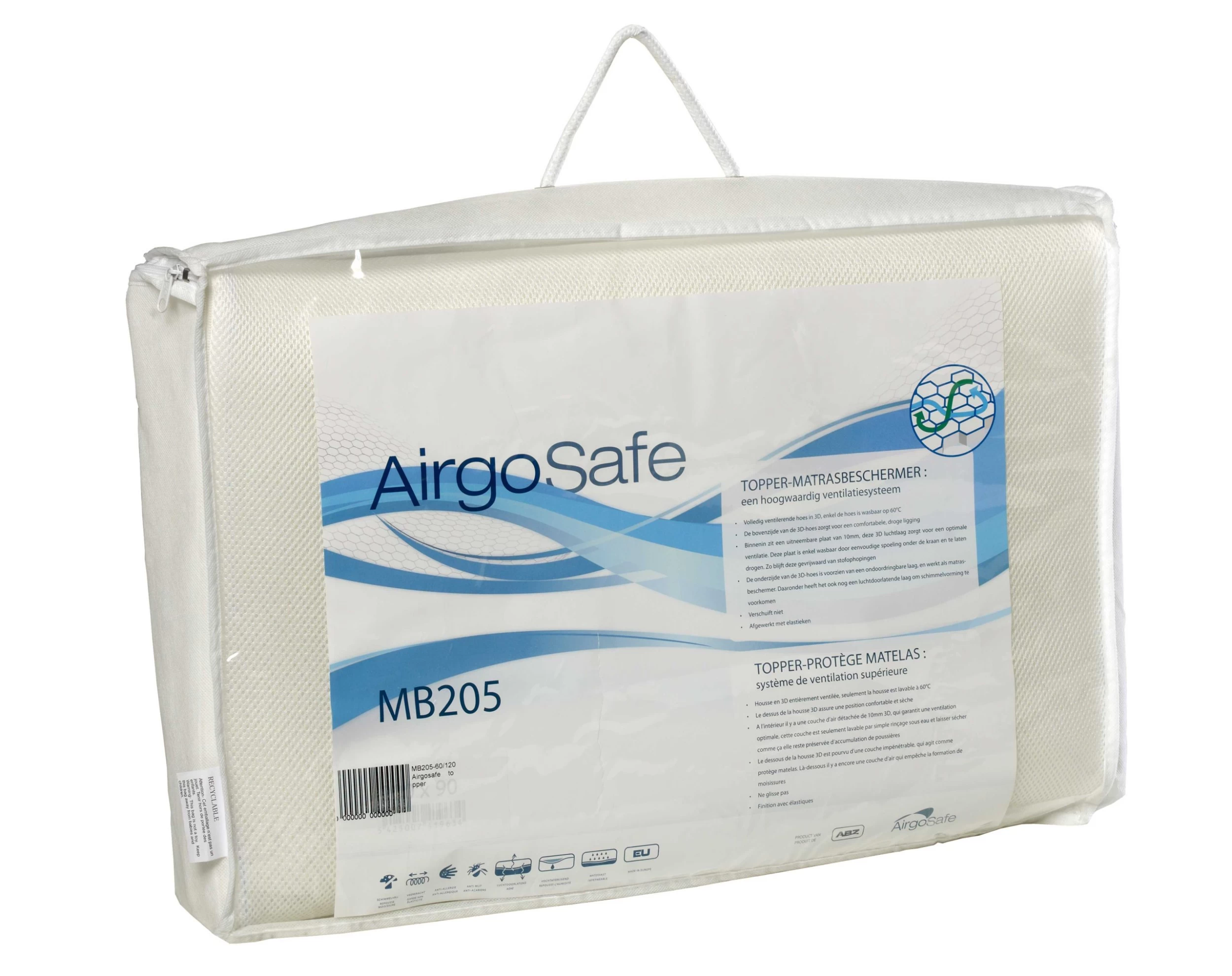 Surmatelas Airgosafe 160x200cm 2 Surmatelas Airgosafe 160x200cm – Image 2
