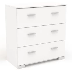 Commode Gemma 3 Tiroirs - Blanc