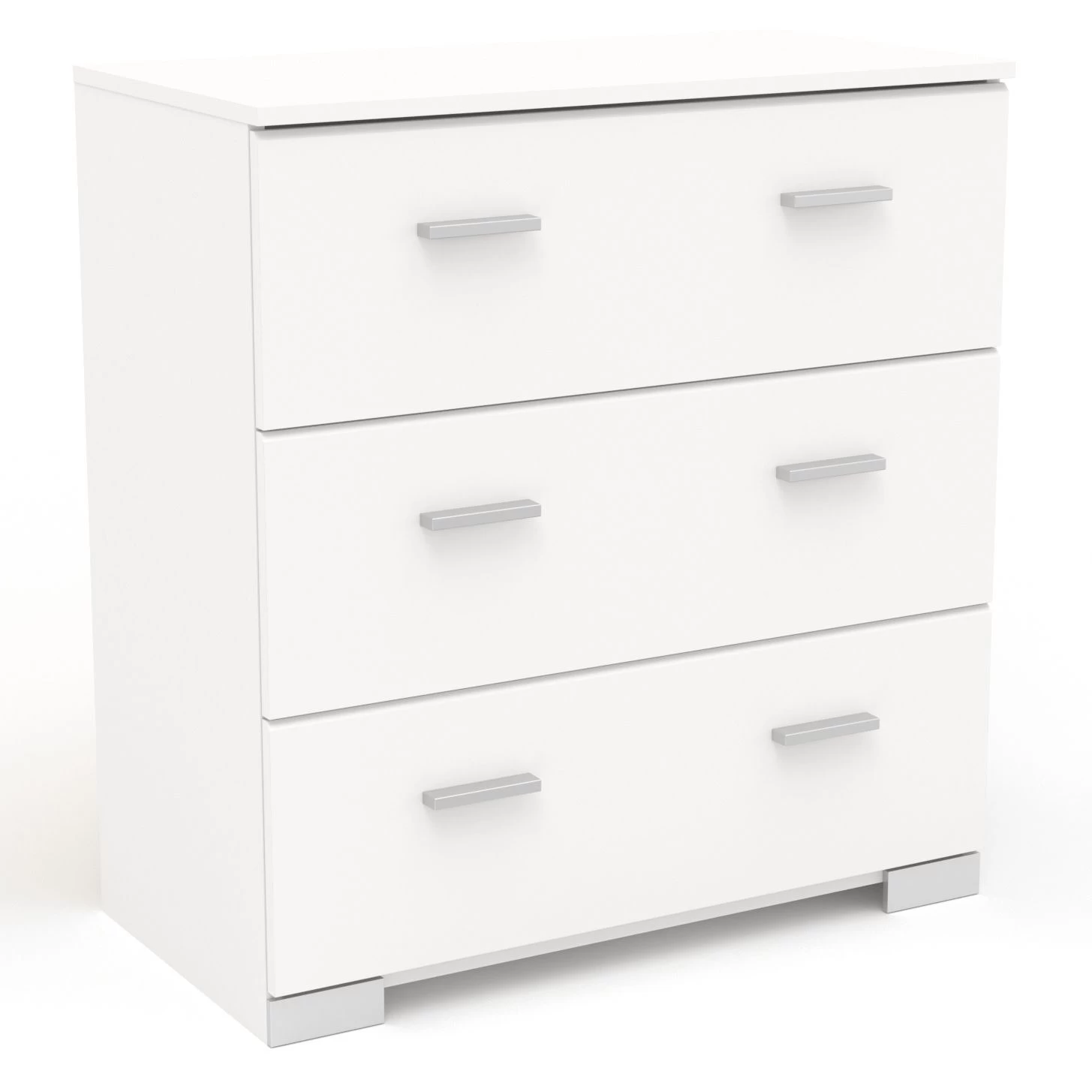 Commode Gemma 3 Tiroirs - Blanc 1 Commode Gemma 3 Tiroirs - Blanc