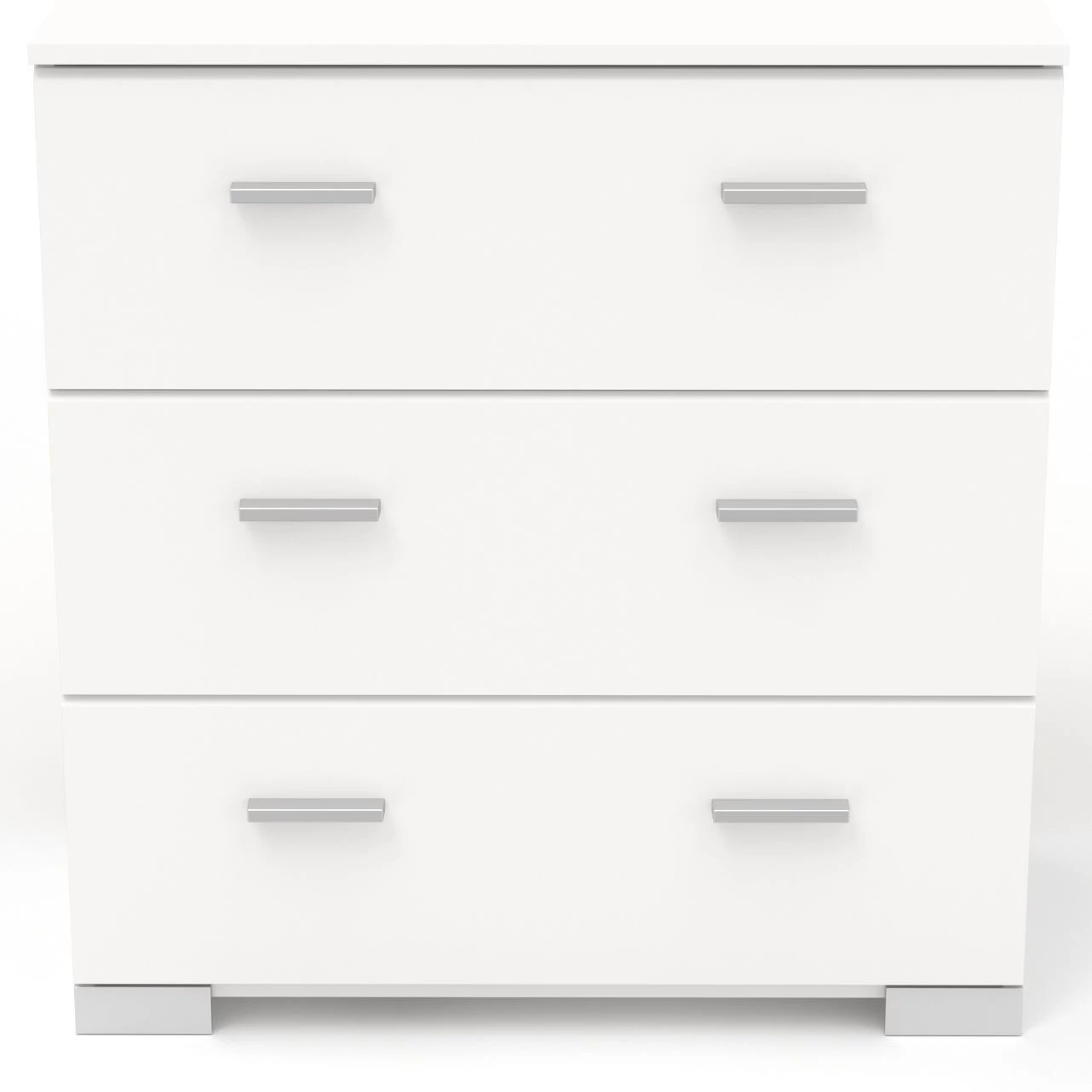 Commode Gemma 3 Tiroirs - Blanc 2 Commode Gemma 3 Tiroirs - Blanc – Image 2