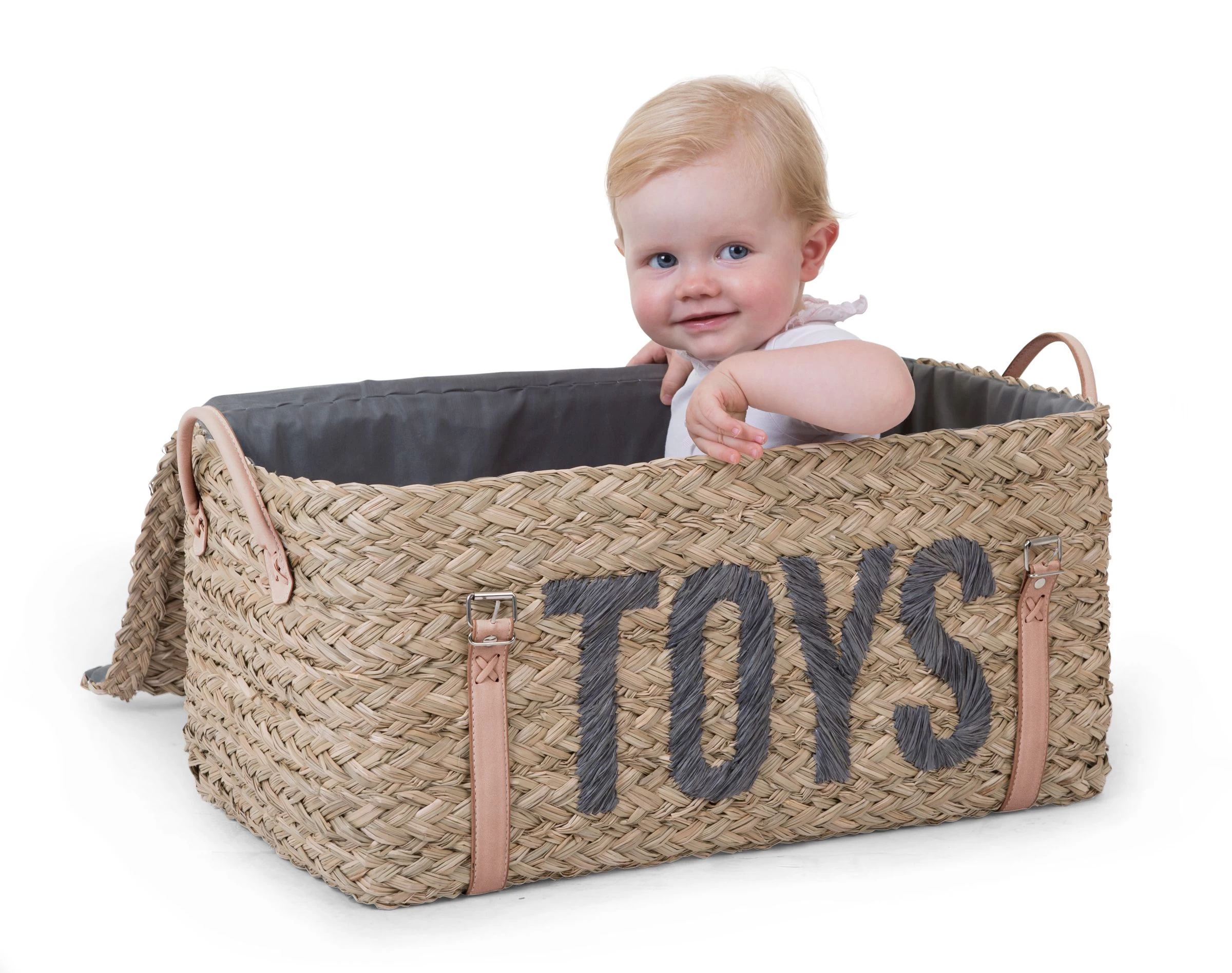 Childhome Ensemble De 2 Paniers En Osier 4 Childhome Ensemble De 2 Paniers En Osier – Image 4