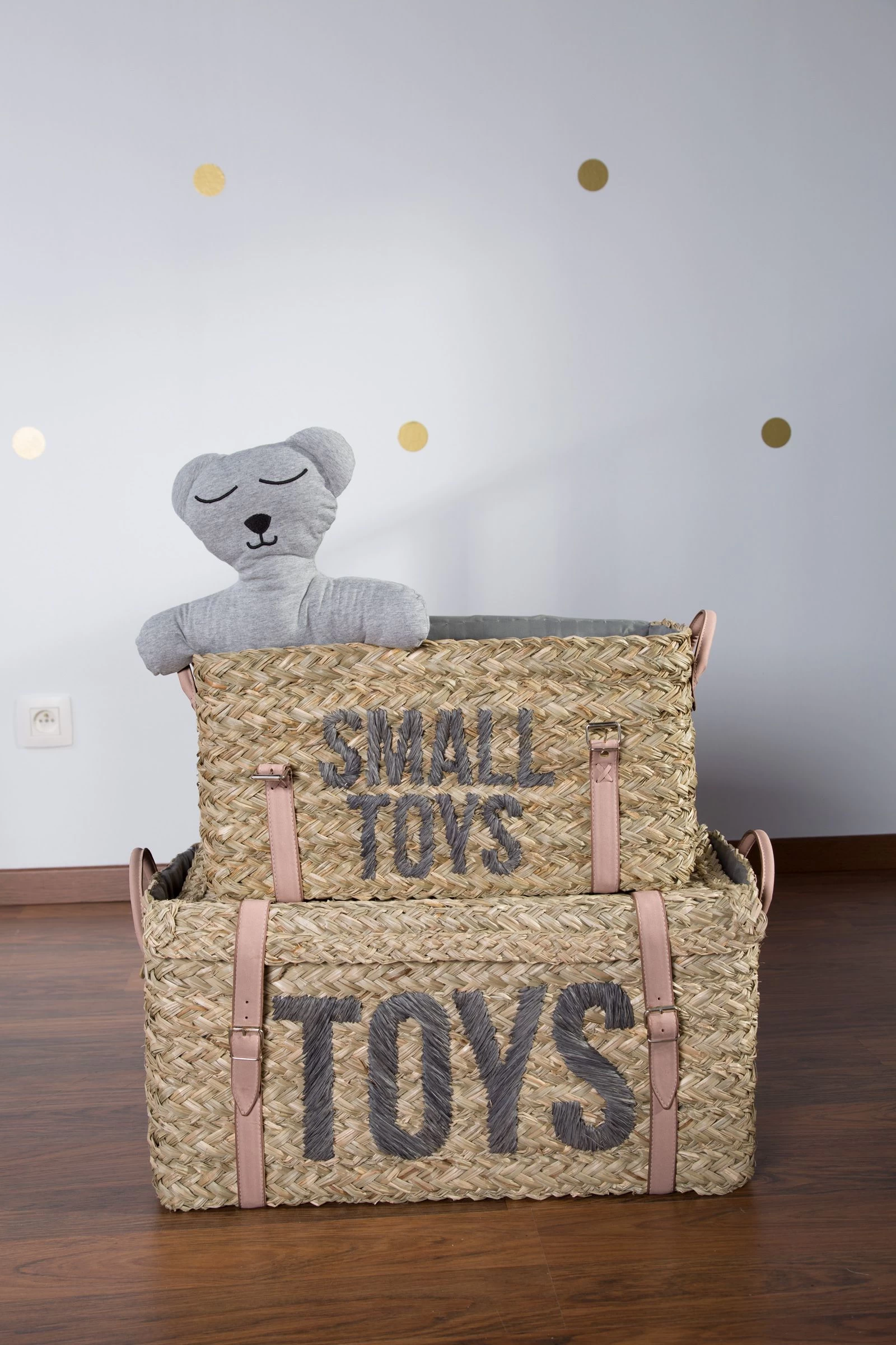 Childhome Ensemble De 2 Paniers En Osier 2 Childhome Ensemble De 2 Paniers En Osier – Image 2