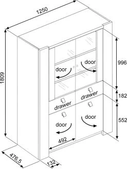 Armoire Vitrée Iris - Gris Béton -Magasin De Meubles 5b712d5a196b4 tm1111 image 4 1534143834 1111 300 27c7