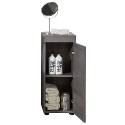 Armoire De Sol à Coulisse élégante En Argent Fumé