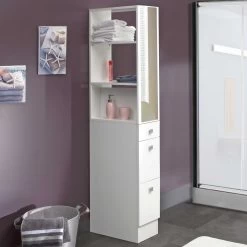Armoire Salle De Bains Split - Blanc