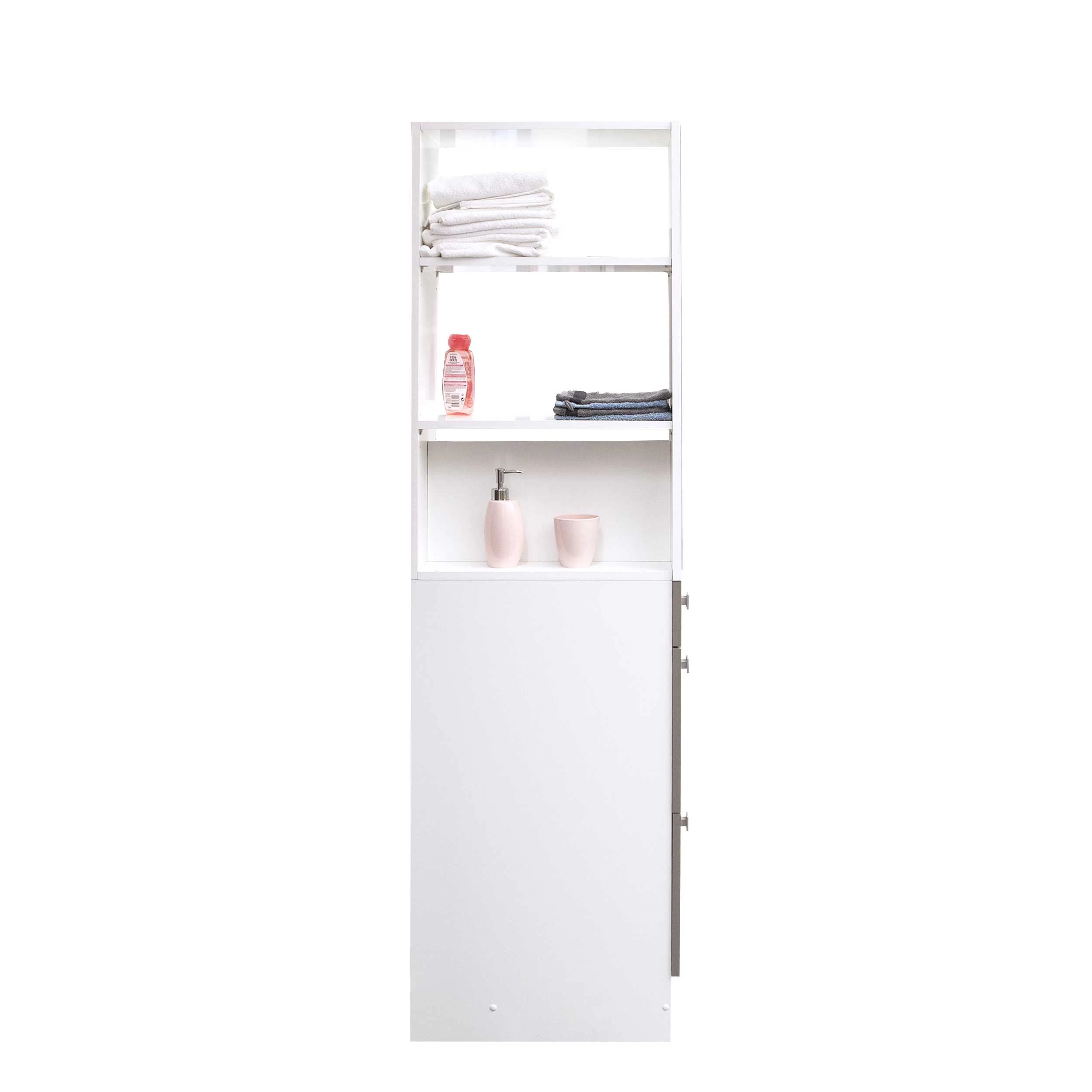 Armoire Salle De Bains Split - Blanc/taupe 10 Armoire Salle De Bains Split - Blanc/taupe – Image 10