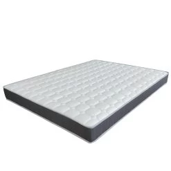Matelas Pocket & Visco 160x200cm Mousse Viscoélastique & Ressorts Ensachés