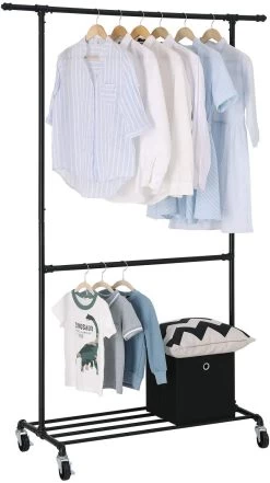 Songmics PORTE-VÊTEMENTS INDUSTRIEL CHIC Sur Roulettes - Charge 110Kg 11 Songmics PORTE-VÊTEMENTS INDUSTRIEL CHIC Sur Roulettes - Charge 110Kg -Magasin De Meubles 61 XUI6M5GL. AC SL1500 68f2