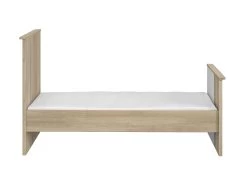 Lit Bébé Binno 70x140 Avec 2 Pans De Lit - Chêne/blanc -Magasin De Meubles 6 SACHA CP0K MP3K 06 1P3K702 03 e55b