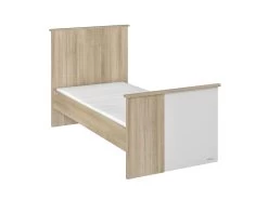 Lit Bébé Binno 70x140 Avec 2 Pans De Lit - Chêne/blanc -Magasin De Meubles 6 SACHA CP0K MP3K 06 1P3K702 04 9c71
