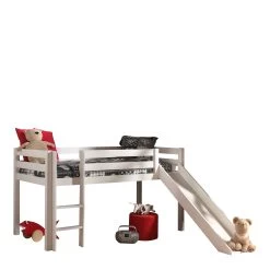 Lit Mi-hauteur Avec Toboggan Astrid Avec Tente De Lit Princess Sophie - Blanc -Magasin De Meubles 6bb7661ea3ec4c369af49261b50eb7b360c8c561 PIHSGB14 INF 6a9c