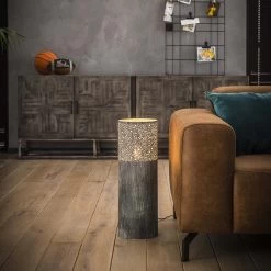 Lampadaire Sillo ø20cm Cilindre H60cm - Gris