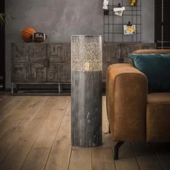 Lampadaire Sillo ø25cm Cilindre H90cm - Gris