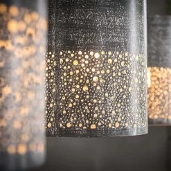 Suspension Sillo 3x ø20cm Cilindre - Gris -Magasin De Meubles 7357 48 3 ef23