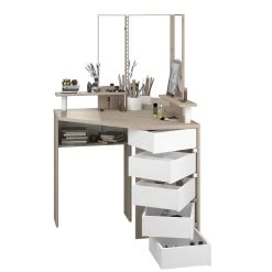 Coiffeuse Douce - Chêne -Magasin De Meubles 7385 COIF SWEET OUV D 20180614014425 7105