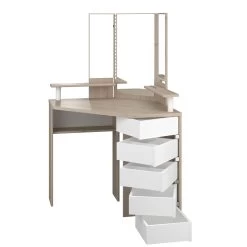 Coiffeuse Douce - Chêne -Magasin De Meubles 7385 COIF SWEET OUV SD D 20180614014435 f760