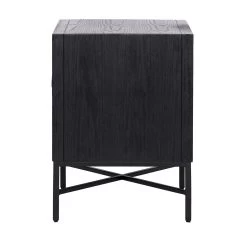 RICHMOND Commode Blax 2 Tiroirs - Noir -Magasin De Meubles 7544 2 bf44