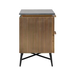 RICHMOND Table De Chevet Aarons 50,5cm 2 Tiroirs - Or 11 RICHMOND Table De Chevet Aarons 50,5cm 2 Tiroirs - Or -Magasin De Meubles 7572 2 febf