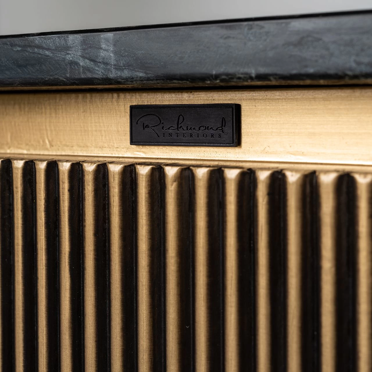 RICHMOND Table Basse Aarons 90x90cm - Or 2 RICHMOND Table Basse Aarons 90x90cm - Or – Image 2