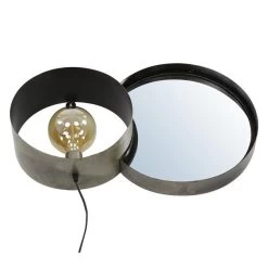Lampe Murale Geri Avec Miroir - Argent Ancien -Magasin De Meubles 7867 29 4 2ab0
