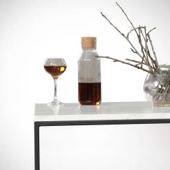 Table Basse élégante En Mélamine : Blanc/Noir -Magasin De Meubles 801CMY2853 20 205 781b