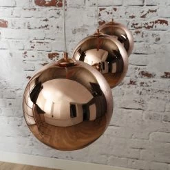 Suspension Globe - Cuivre -Magasin De Meubles 8128 32 2 c122